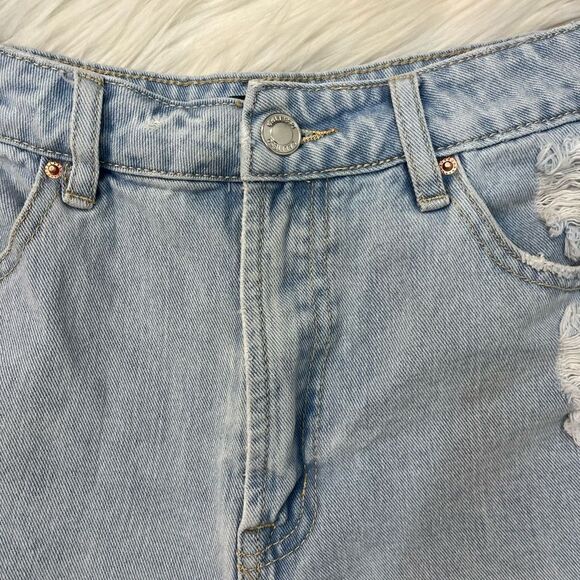 Cali 1850 Light Wash Distressed Shorts - Picture 4 of 9